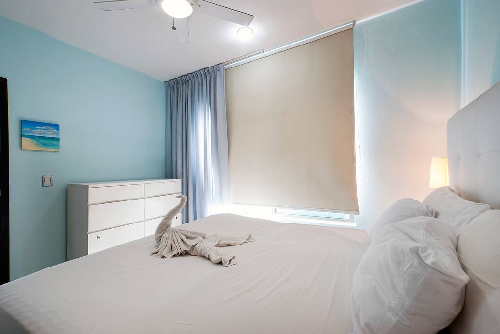 Bedroom with King size bed