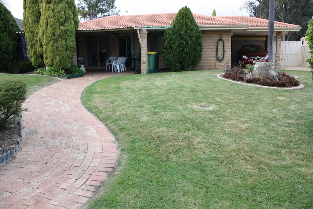 Large secure rear garden