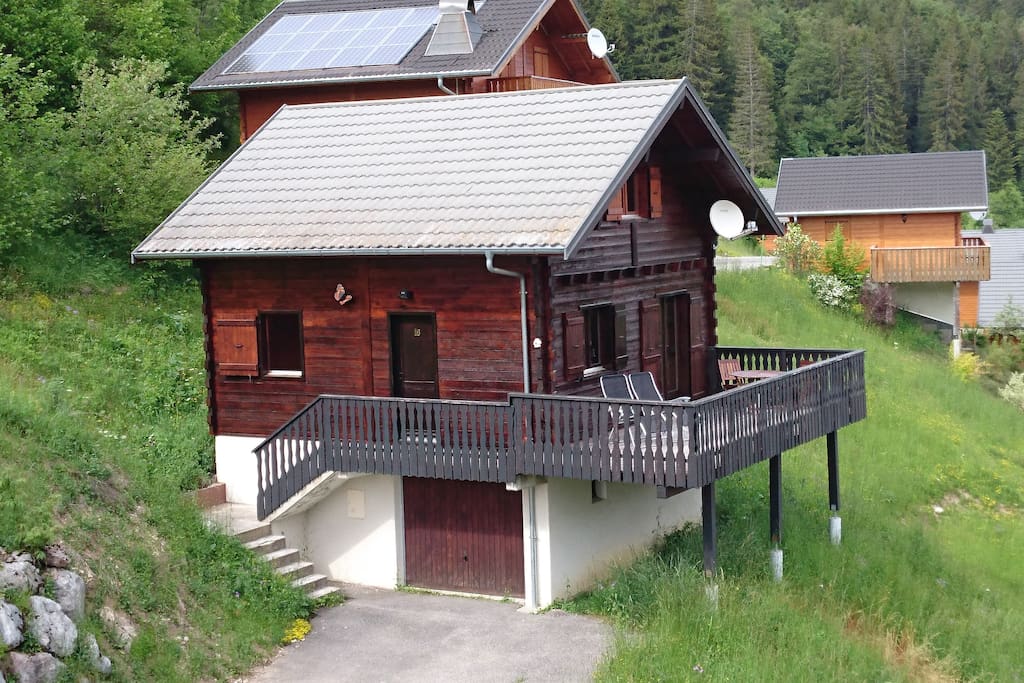 Chalet 16, large balcony