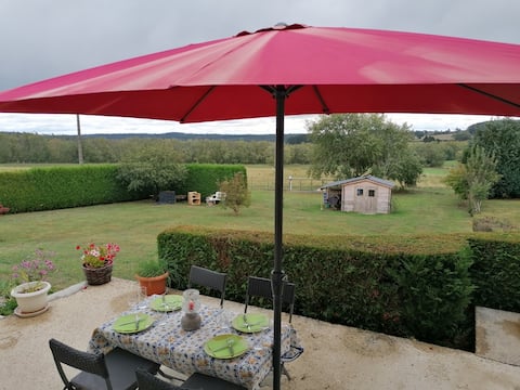 House with view and garden close to the center