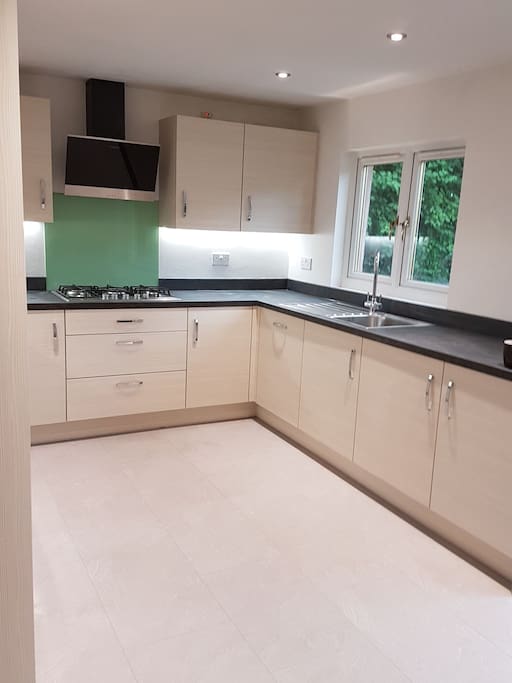 new kitchen installed.