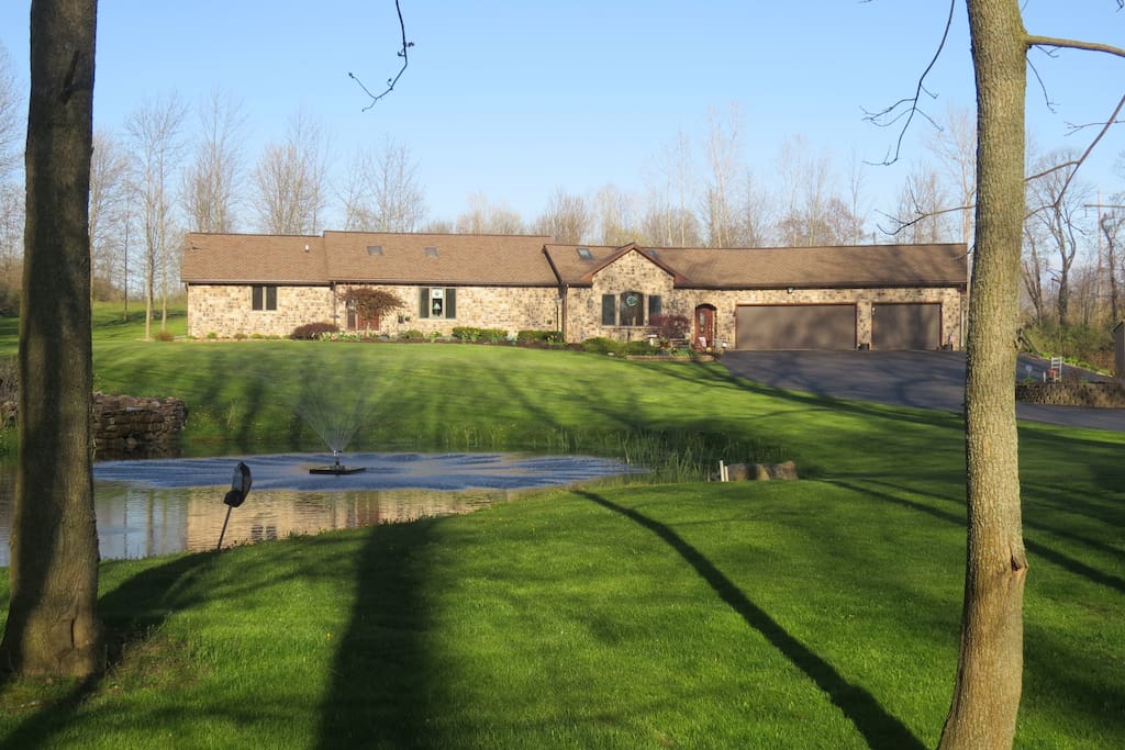 Property: 17 acres to explore, pond and hen house with fresh eggs.