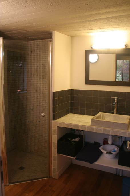 Douche à l'italienne