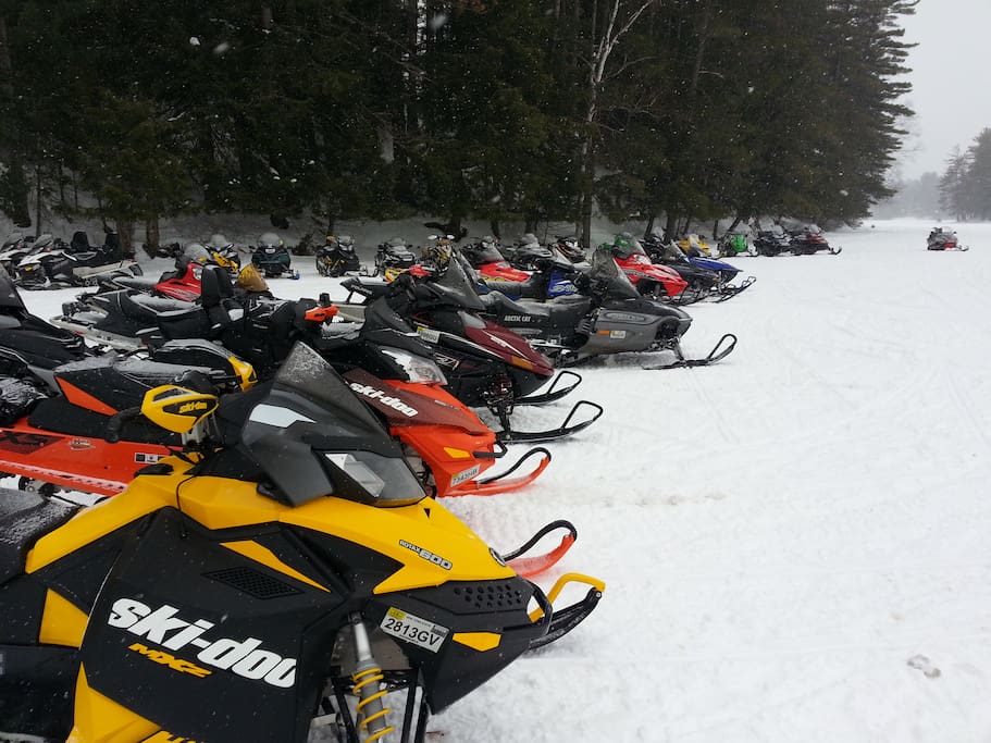 This IS snowmobile country!