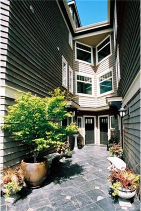 Three stories, with your own private entrance