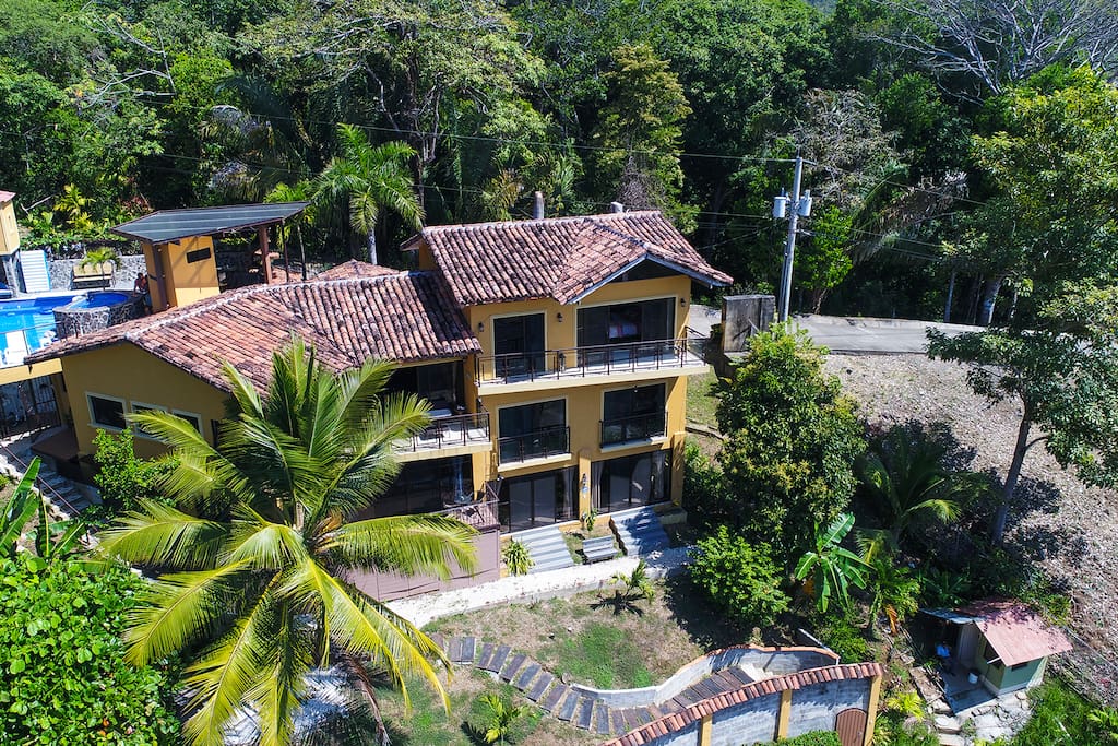 Aerial front view