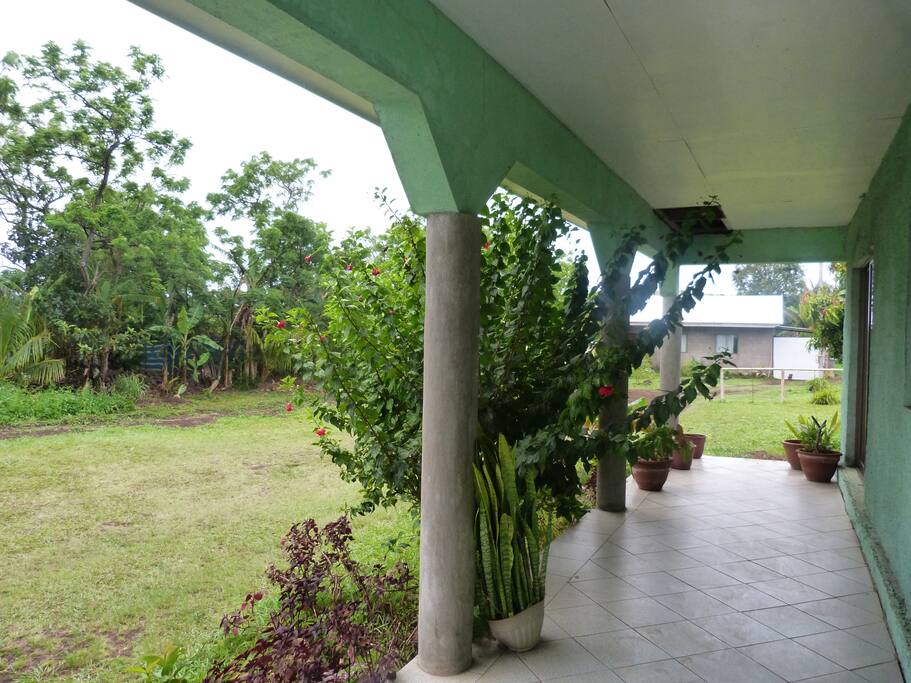 acceso a la casa.