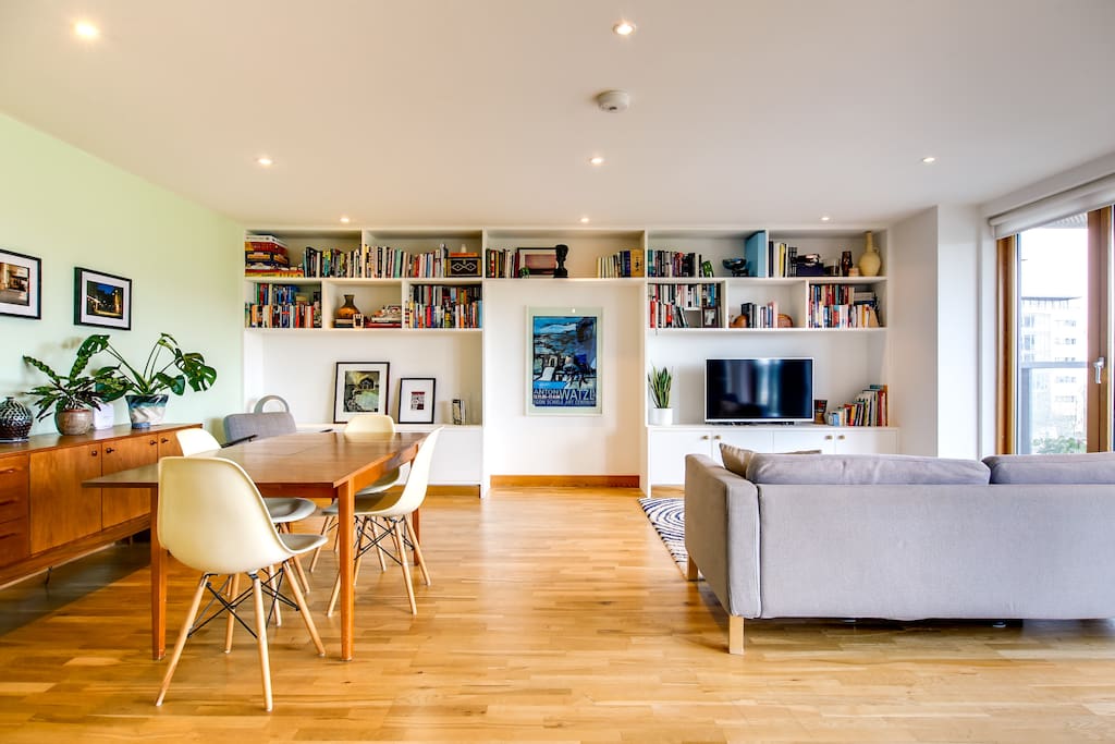 The living area...