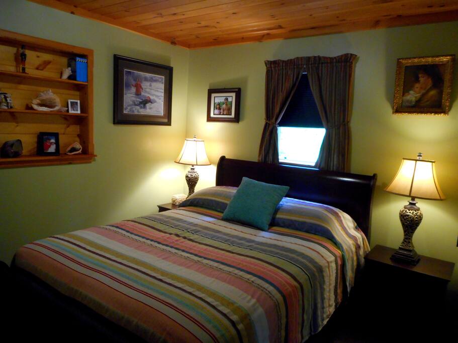Bedroom #1 with a queen size bed