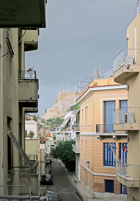 Balcony view of the Acropolis