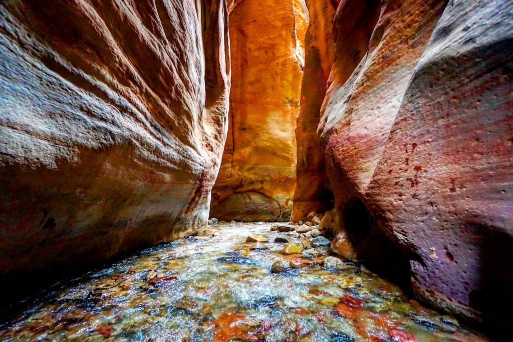 Southern Utah Slot Canyons are the best. They are just a few hours drive south.