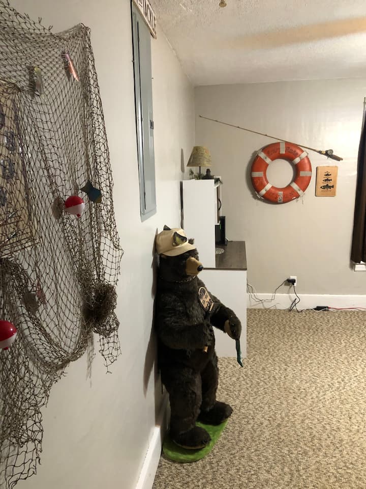 Aquí la habitación de pescado y pescado 