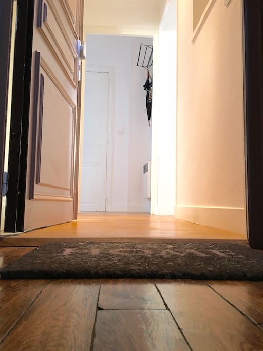 Entering our flat