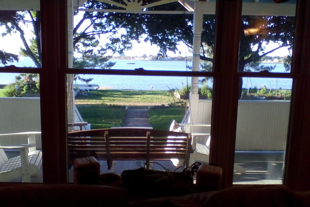 Water view in summer