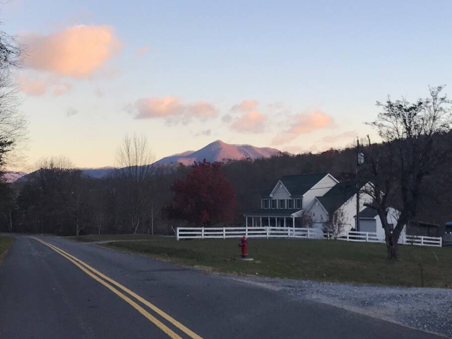 View of Sharon Manor and Griffith's Knob, November