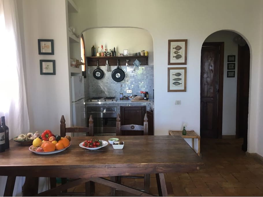 cucina e sala da pranzo