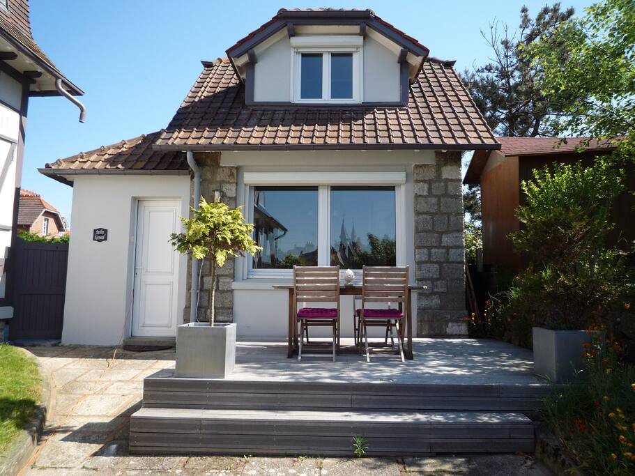 Voici le pavillon indépendant de la villa Touquettoise.