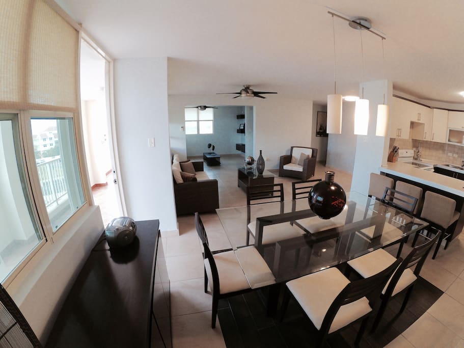 Open Floor Plan / Living Room /Dinning Room / Full Kitchen