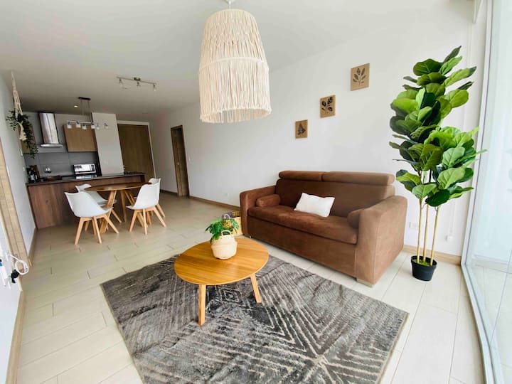 Living and dining room for 4 people 