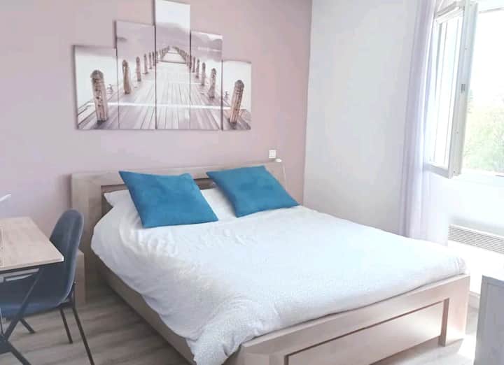 Jolie Chambre Indépendante Avec Sdb Privée/piscine - Villenave-d'Ornon