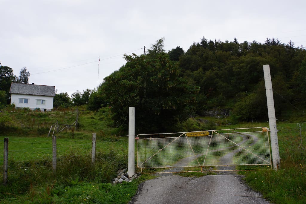 Gate entrence to our farm.