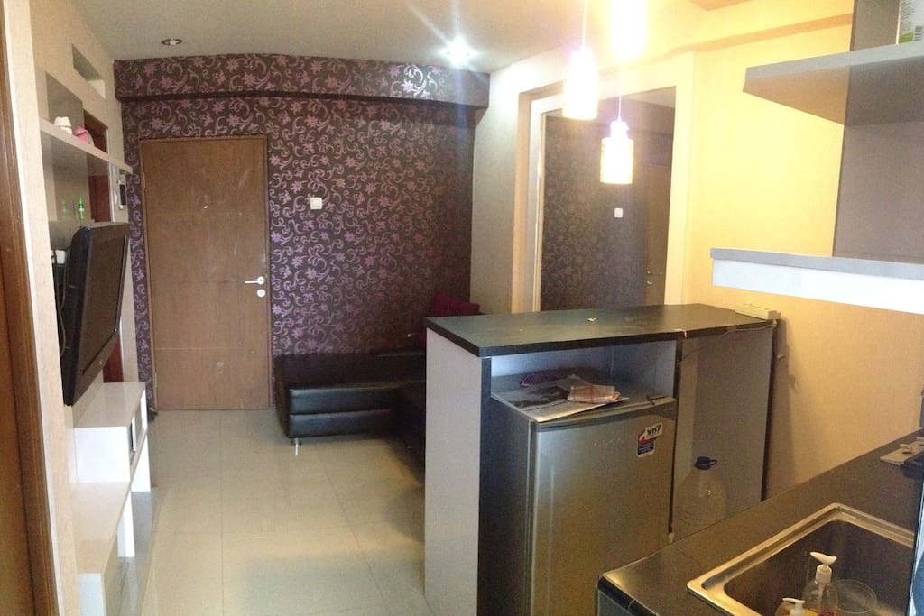 Living room + kitchen