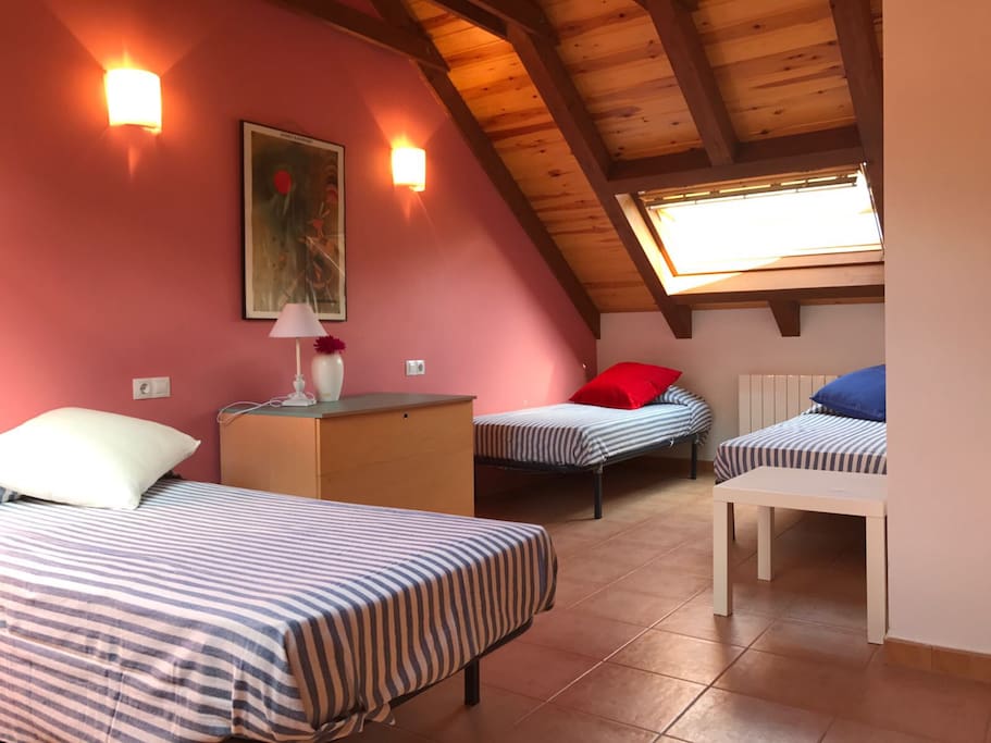 Habitación de 3 camas