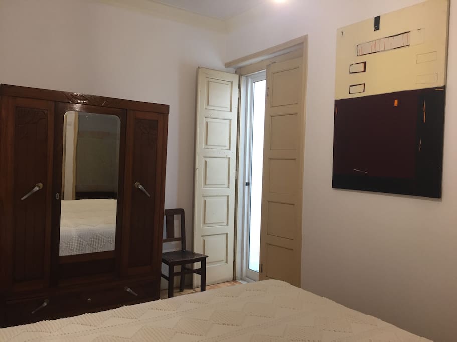A quite double room where a couple can stay alone or with a young child.