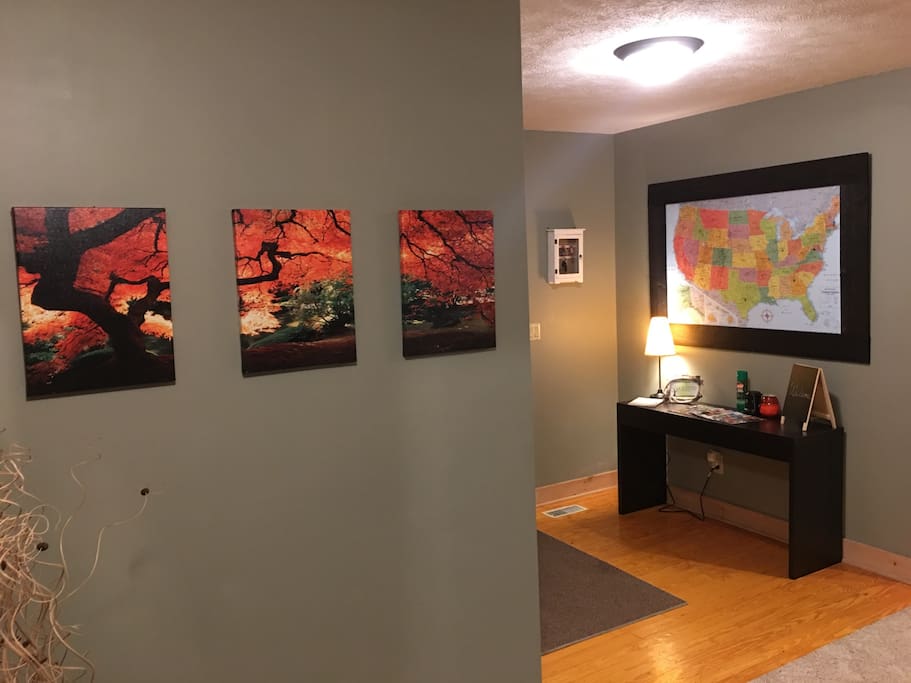 Front entrance and hallway