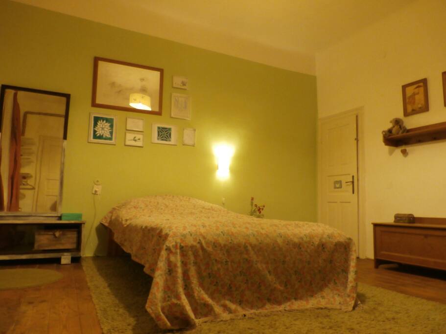 Casita Lena :) the private bedroom in the evening