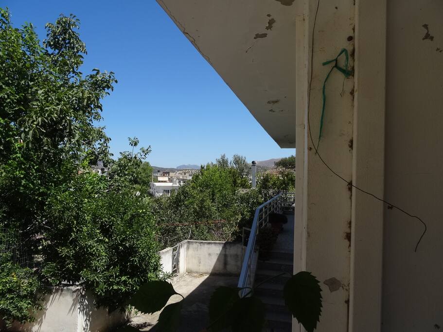Here is a side view from the front porch. This will be your view.