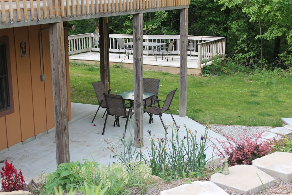 Outside lounging area