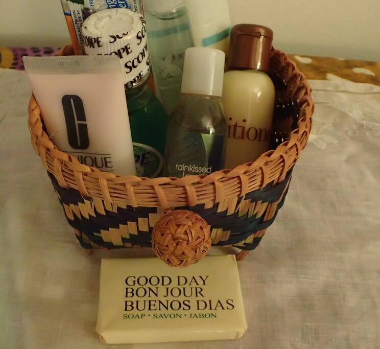 Forgot some of your bathroom essentials at home? No problem! We've got you covered!