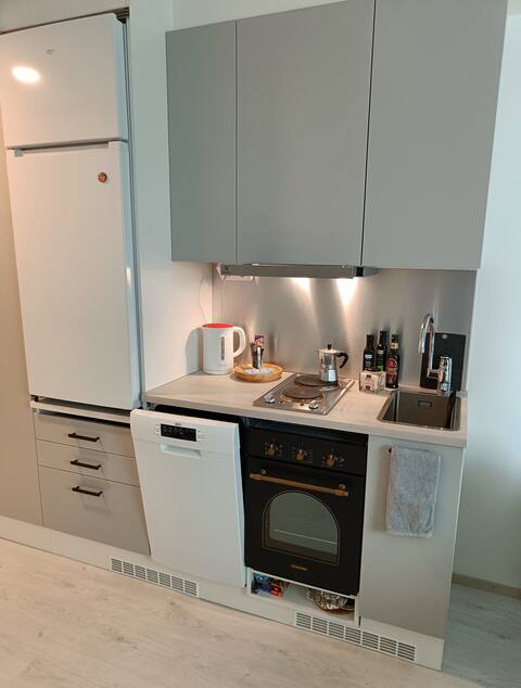 Top Airbnb: Dark Side Studio Studio apartment next to Nokia Arena in Kalevanharju