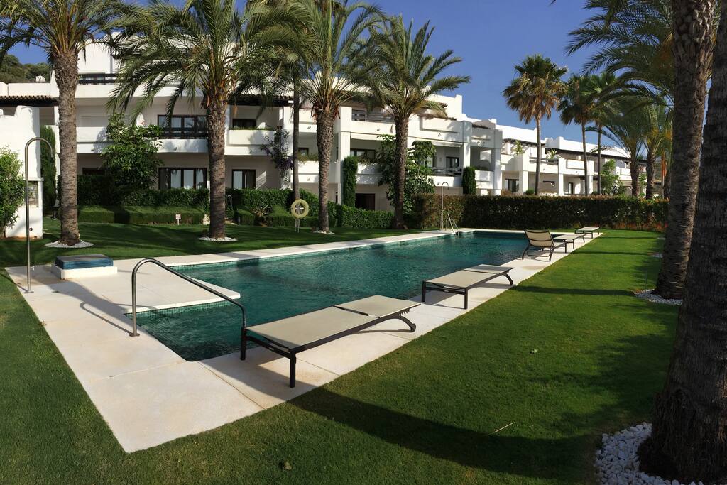 Vue de l'une des 3 piscines