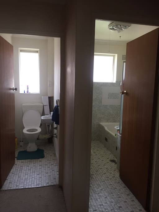 Bathroom and shower