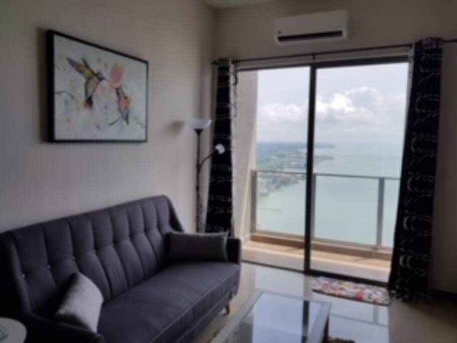 view from the living room