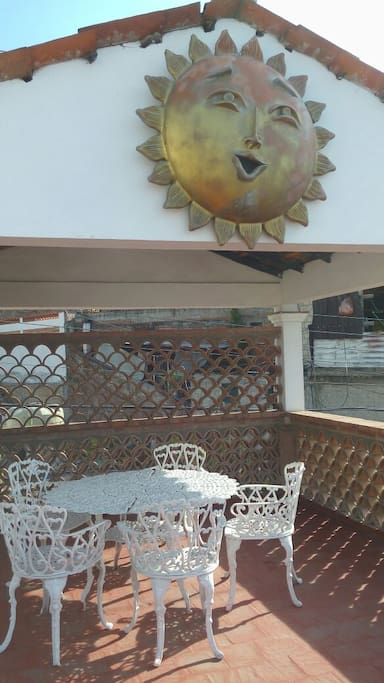 Terraza del Sol con asoleadero