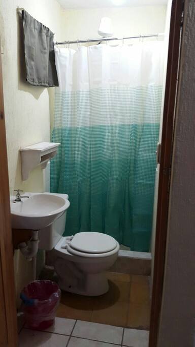 Baño con agua caliente