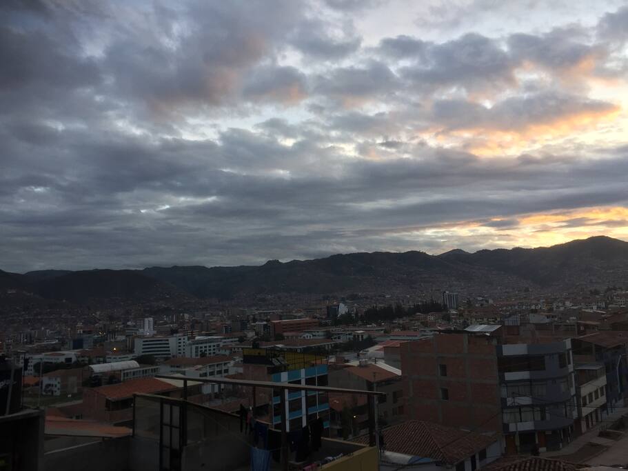 Vista del Cusco desde el Departamento