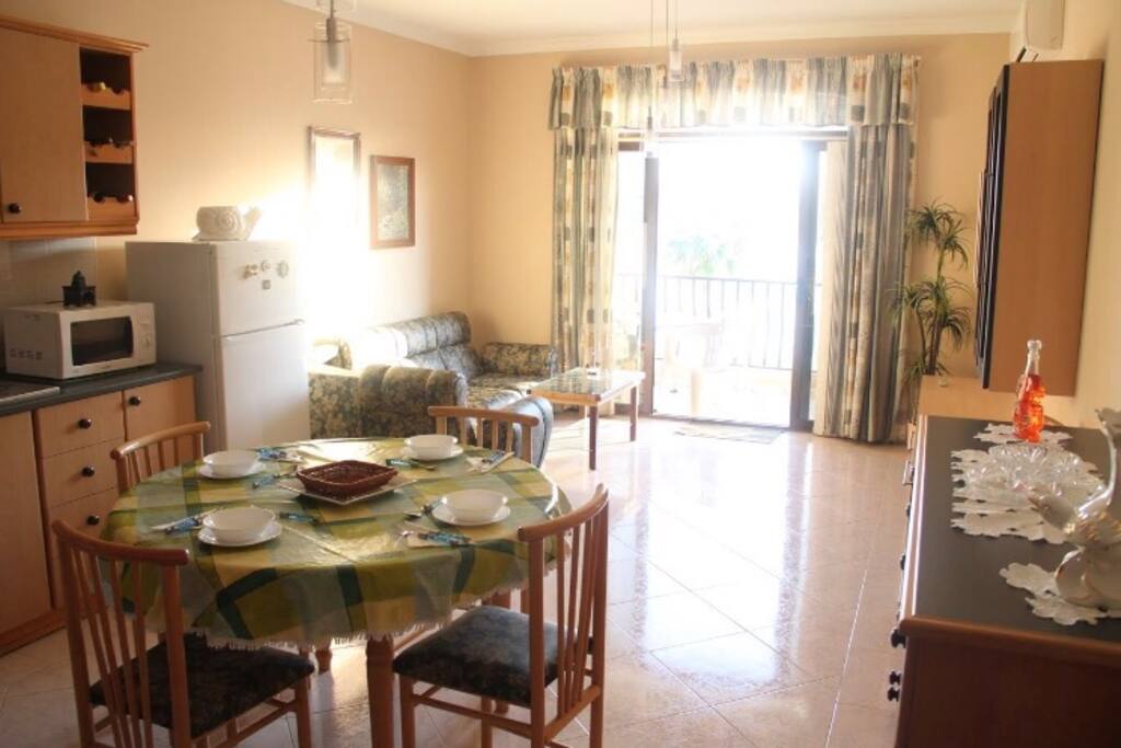 Kitchen / living / dining are