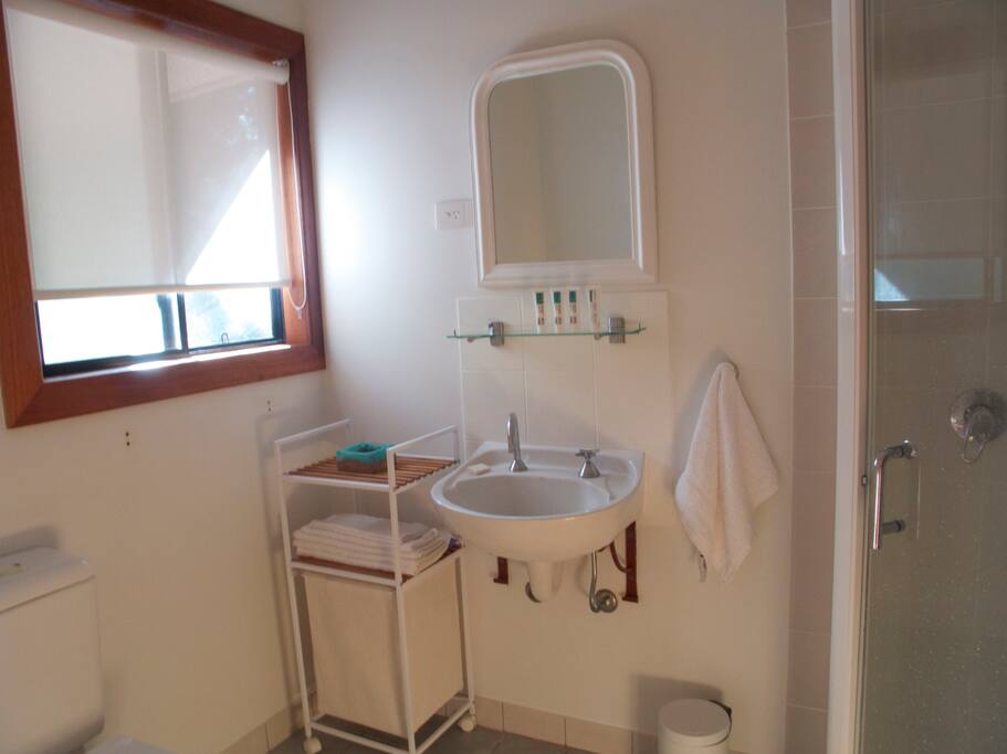 private bathroom across the hallway