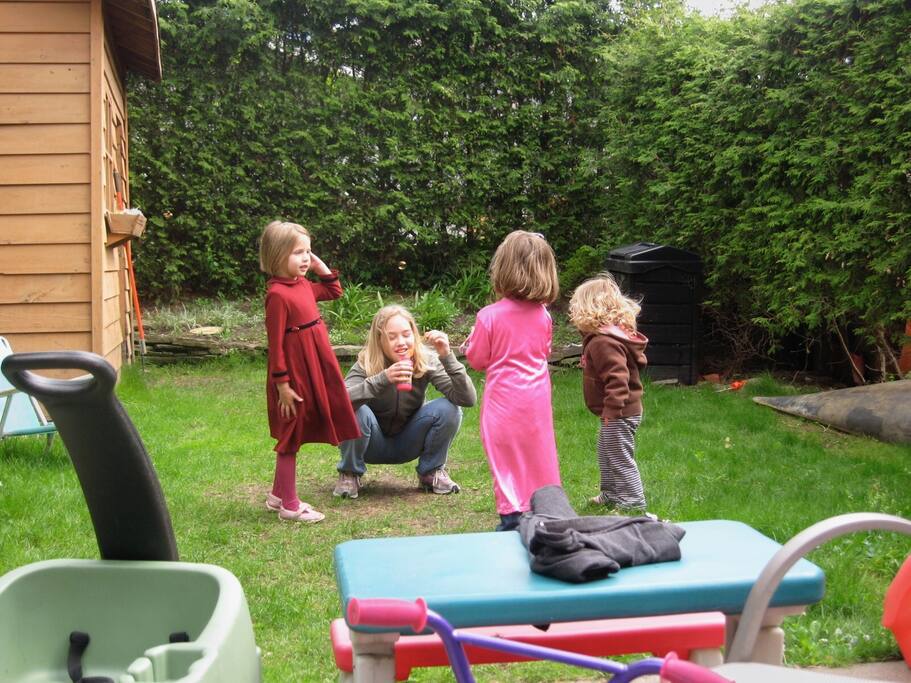 Back Yard Party - nice and private