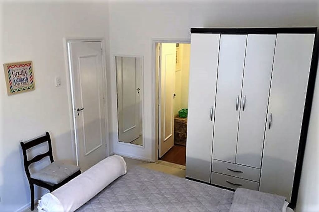 Bedroom and closet
