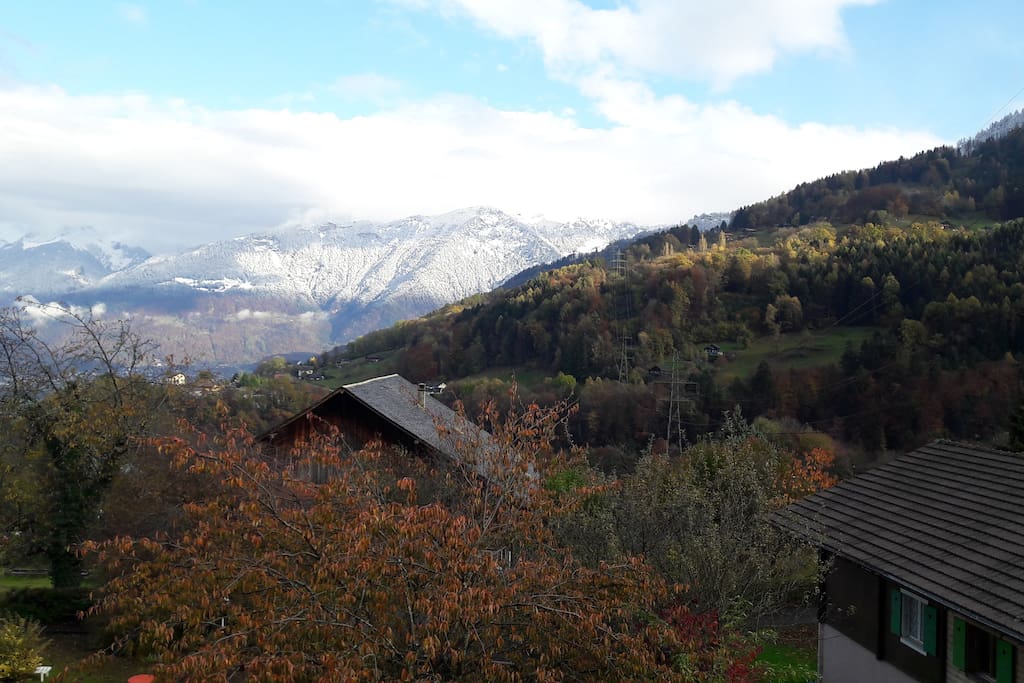 Vue, depuis le balcon