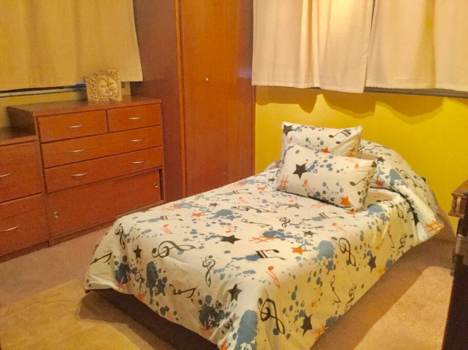 This is the actual room where you will be staying.