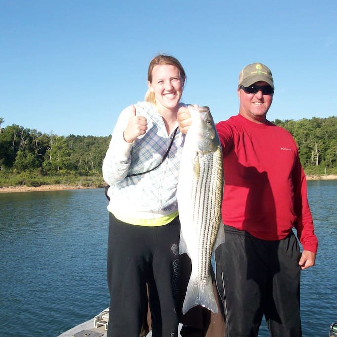 Enjoying fishin or boating on Norfork Lake