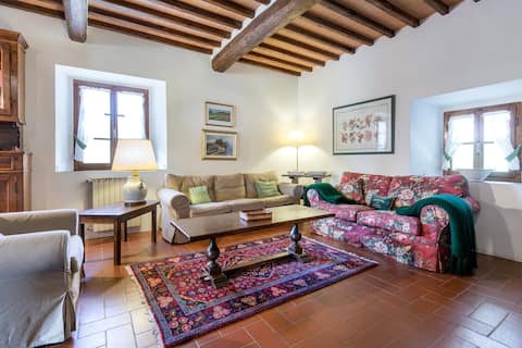 Annuncio Airbnb popolare: Villa Le Miccine w/ Pool - Bella Vista Unit for 4 a Gaiole In Chianti
