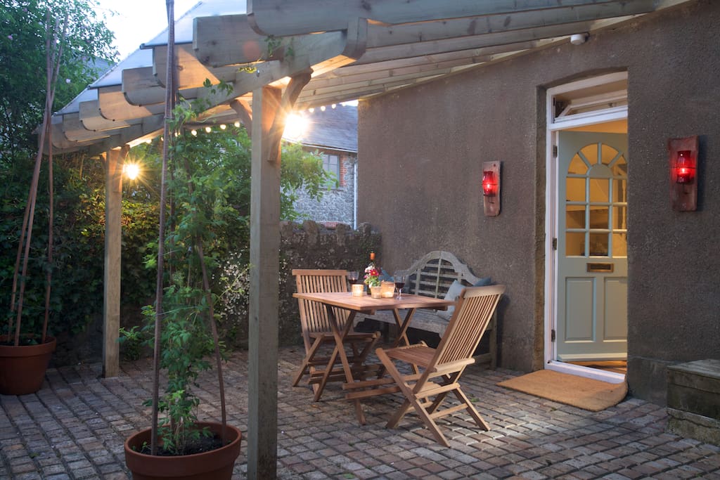 Outdoor seating area