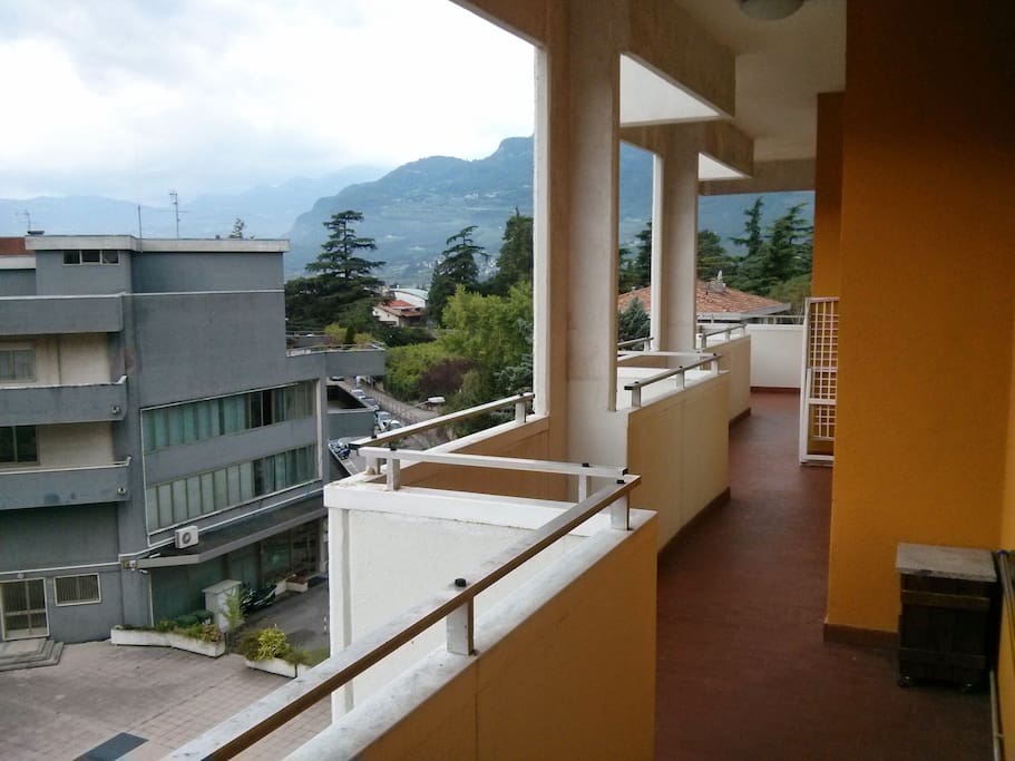 view from one balcony